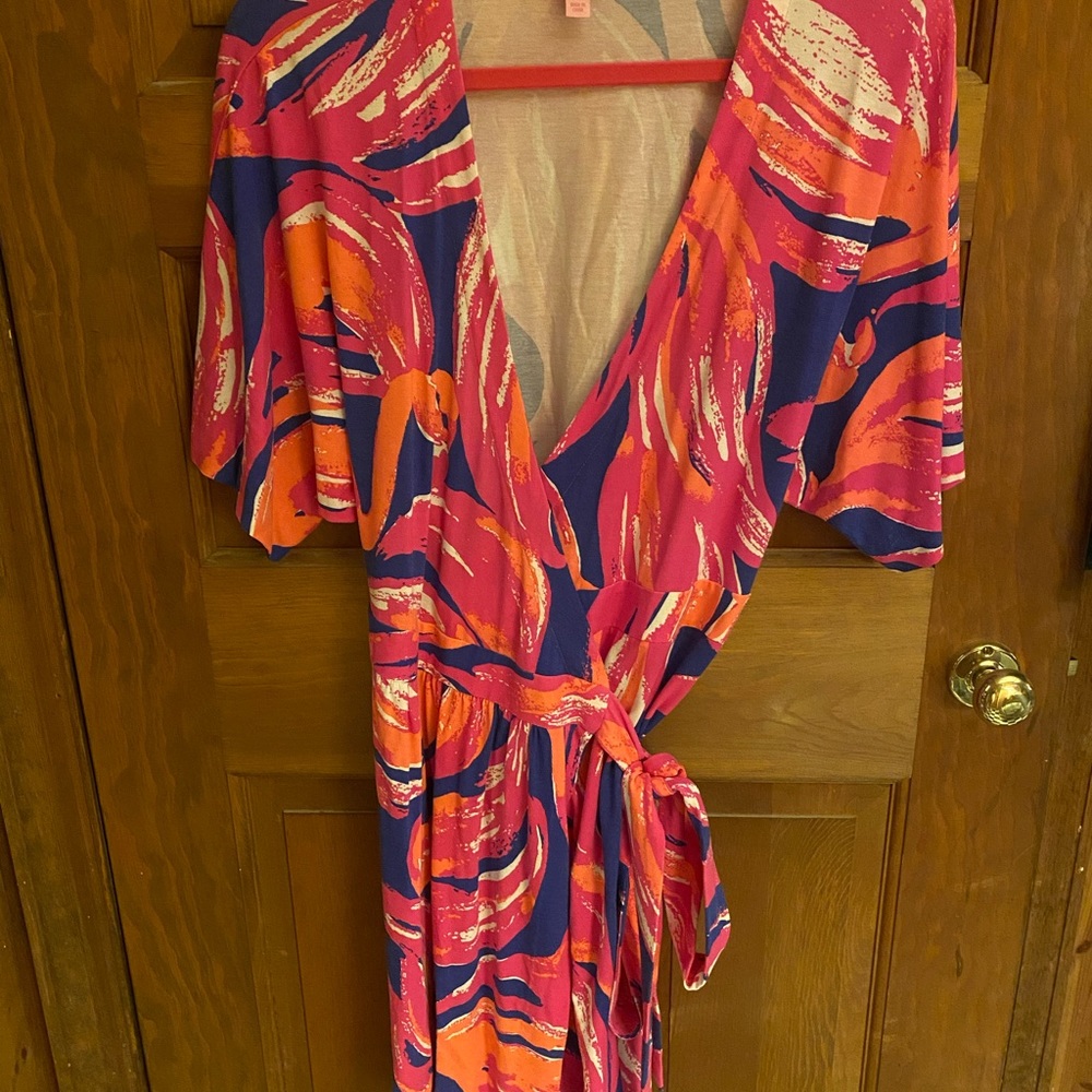 Lilly Pulitzer amoritta wrap dress size medium